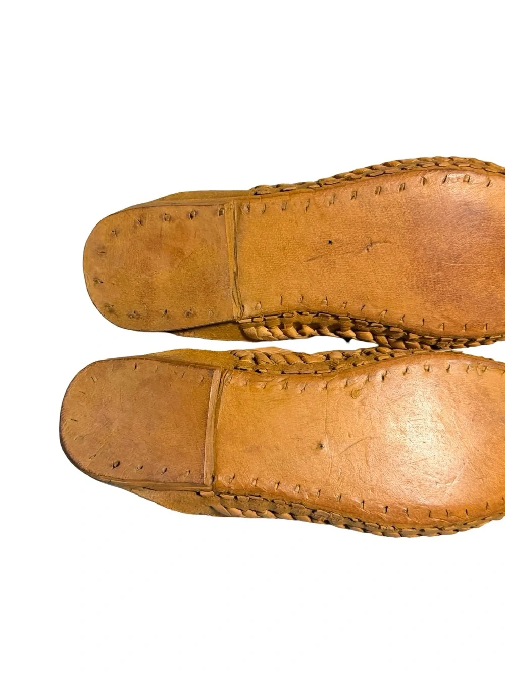 Handmade Leather Kolhapuris Men’s Mules, Slip On  Artisan Sandals Size 11